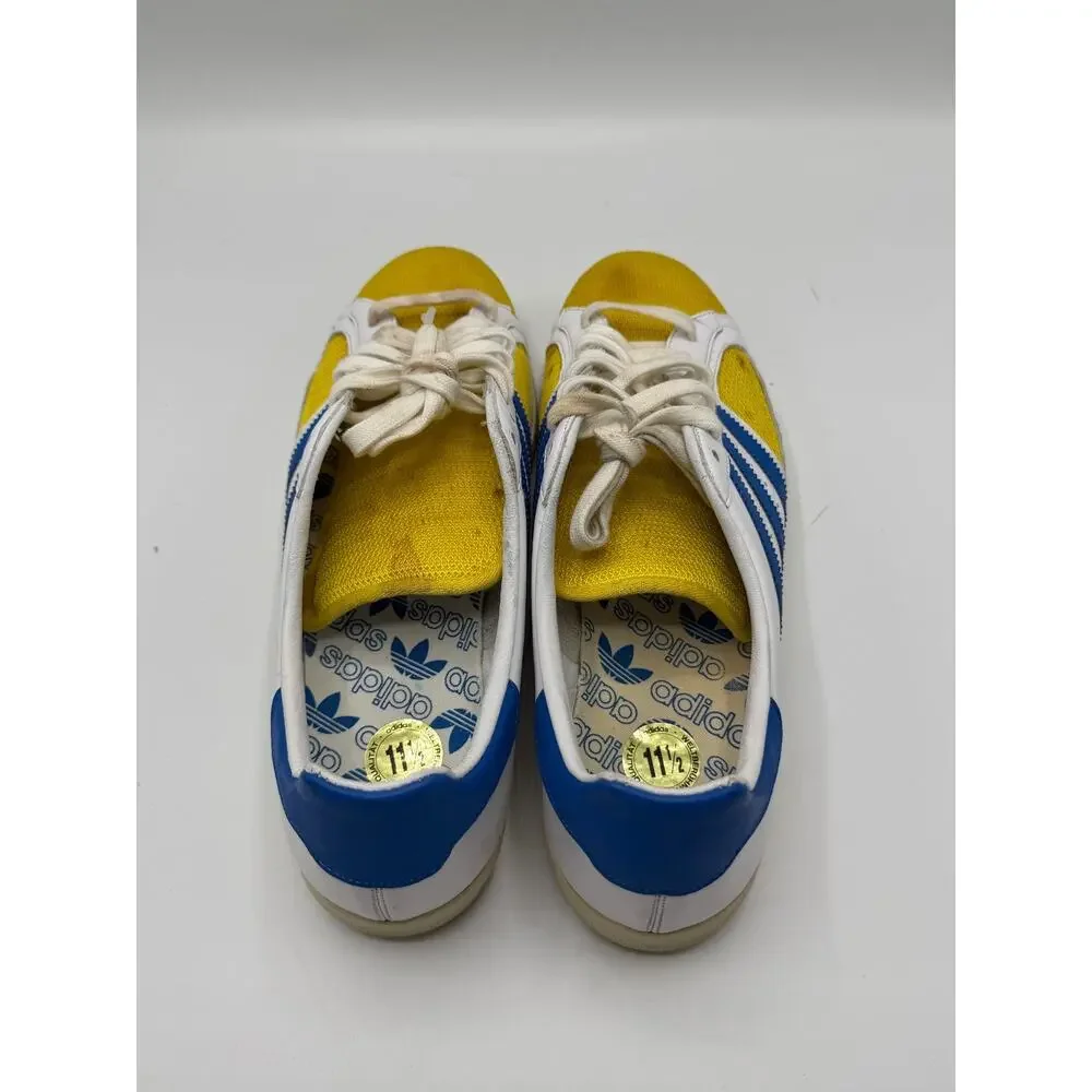 Adidas 011707 Spezial White Blue Yellow Mens Size 12 Pre-Owned No Box